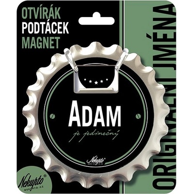 Nekupto Otvírák na pivo, podtácek se jménem - Adam