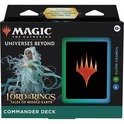Wizards of the Coast Magic The Gathering LOtR Tales of Middle-Earth CD Elven Council, Commander Deck