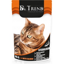 DR. TREND PREMIUM pre sterilizované mačky s lososom 12 x 85 g