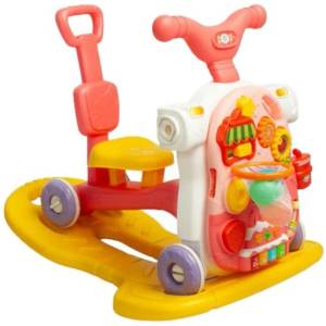 Moni Мултифункционална проходилка 5 в 1 Moni Toys - Modo, Pink (112877) - ozone Проходилка