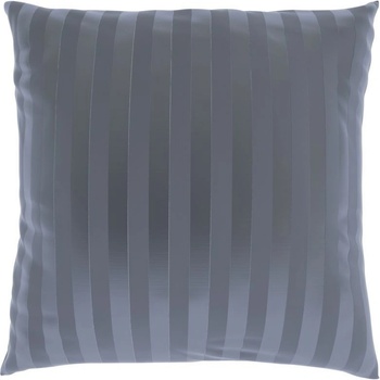 Kvalitex satén s prúžkom tmavo šedá 70 x 90 cm