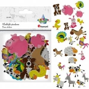 TITANUM Foam stickers farm animals mix 22pcs