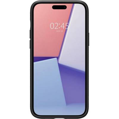 Spigen Гръб Spigen за iPhone 15 Plus, Liquid Air, Черен (8809896749893)