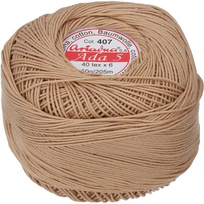 Ariadna Priadza pre frivolitky Ada 5 50 g - 0407