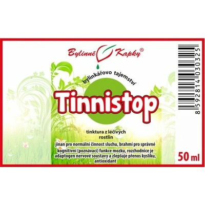 Bylinné kapky Tinnistop Bylinné kvapky tinktúra 50 ml