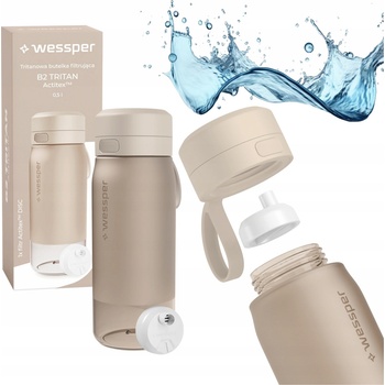 Wessper B2 Tritan Actitex 0,5 l béžová