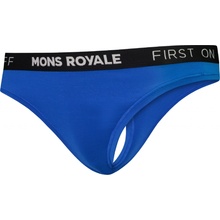 Merino kalhotky MONS ROYALE MONS THONG WMNS pop blue modrá