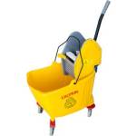 Chef`n GX-100AL-Единична количка за почистване с преса ЖЪЛТА 25lt. 36x61x82cm (0114142)