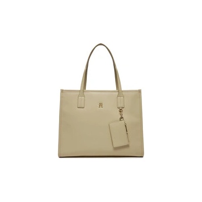 Tommy Hilfiger Дамска чанта Th City Tote AW0AW15690 Бял (Th City Tote AW0AW15690)