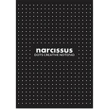 Narcissus Narcis blok DOTS A4 lepený čr 6 ks 80 g 60 listů