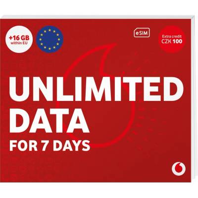 Vodafone Tourist SIM Card (eSIM) SK48A214