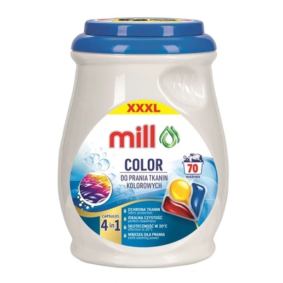 Madonis MILL PROFESSIONAL 3-камерни цветни измиващи капсули 70 бр (MILL PROFESSIONAL Kapsułki 3k)