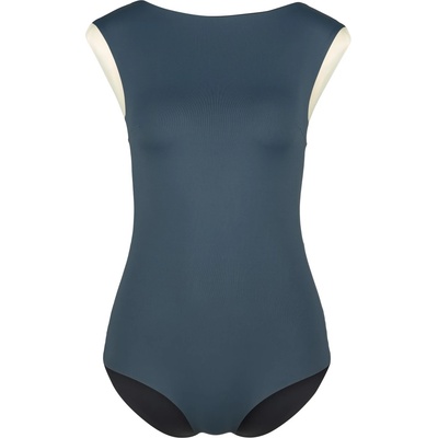 MYMARINI Дамски бански костюм MYMARINI Women's Seabody Swimsuit - Black / Grey / White (150-5680-0213)