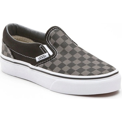 Vans tenisky nízké Classic Slip-on černá šedá bílá – Zboží Dáma