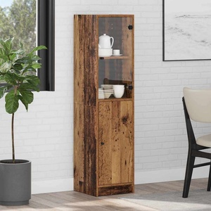 vidaXL Висок шкаф Старо дърво 35 x 37 x 142 см Инженерна дървесина (882904)