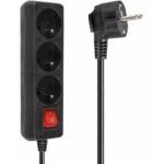 Libox Mains backloader 3 slots 5m with front black LB0081B-5 LIBOX