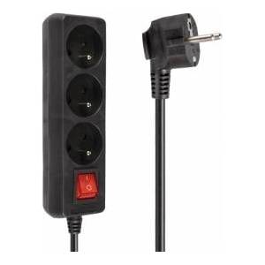 Libox Mains backloader 3 slots 5m with front black LB0081B-5 LIBOX