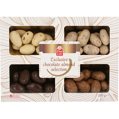 Fine Life Bonboniéra mandle čokoláda 200 g