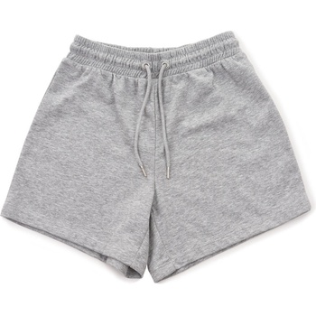 Jacqueline de Yong teplákové šortky bez kapes šedé