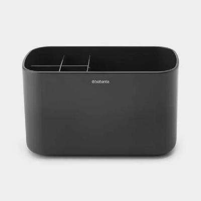 Тъмно сива кутия за аксесоари за баня Brabantia (1003493)