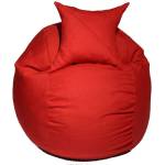 Pufrelax Комплект, Барбарон и декоративна възглавница, 450л. Matusalem - Montana Red, , Перящ се калъф, Подходящ за деца, Пълнеж с микс от мемори пяна и дунапрен, Гама Diamond