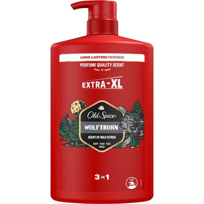 Old Spice Шампоан и душ за мъже 3в1 с глог 1000 мл (10PC020077)