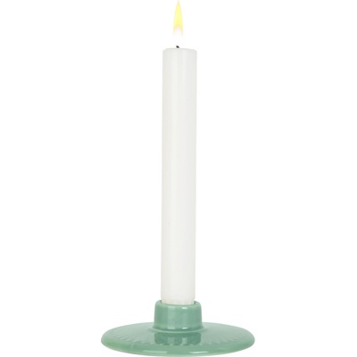 Lyngby Свещник за класическа свещ Rhombe зелен (201927)