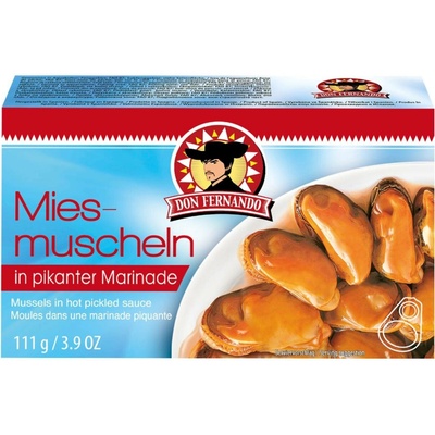 Don Fernando Mušle v pikantní marinádě 111 g