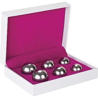 ShotsToys Sada loptičiek Ben Wa - strieborná