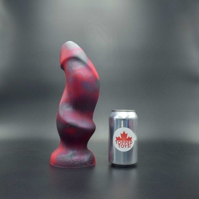 Topped Toys Hilt 115 Forge Red prémiové silikonové dildo 27,5 x 9,1 cm