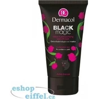 Dermacol Black Magic detoxikační slupovací černá maska 150 ml