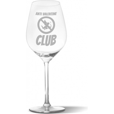 Sablio Sklenička na víno Anti Valentine Club 490 ml