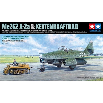 Tamiya Messerschmitt Me262 A 2a & Kettenkraftrad 1:48