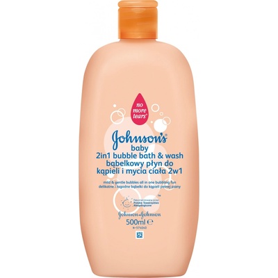 Johnson's Baby Bublinková kúpeľ a sprchový gél 2v1 500 ml