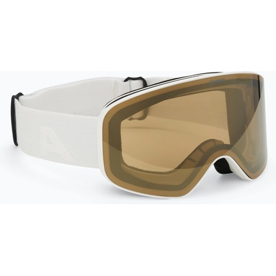 Alpina Детски предпазни ски очила Alpina Fernie Q-Lite white matt/ gold