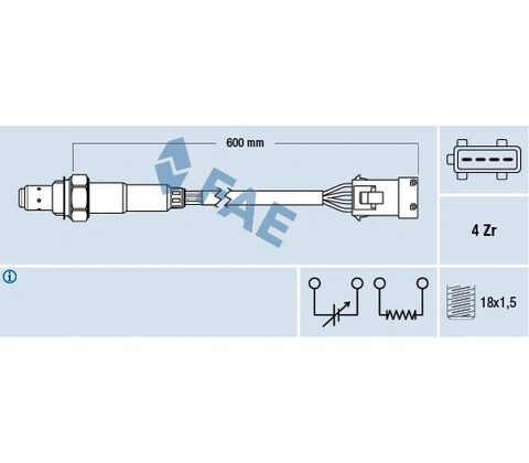 Lambda sonda FAE 77281