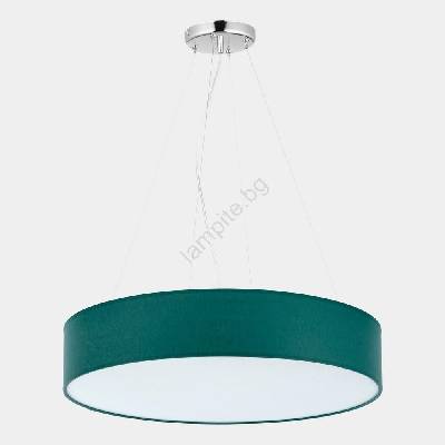 Висящ полилей RONDO 4xE27/15W/230V зелен (TK1037)