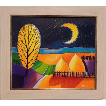 Image 1 of Наивистичен пейзаж " Лунна нощ"