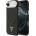 GUESS Гръб Guess PU Leather Triangle Logo MagSafe Case за iPhone 17 Air - Черен