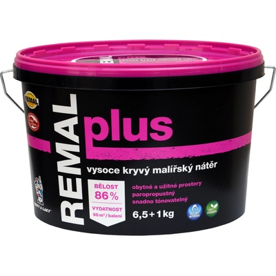 REMAL Plus vysoce kryvá farba na stenu, 4 kg