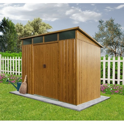 BestBerg ZDSL-4D 4,6 m² 238 x 194 x 202 cm červené drevo/hnedá