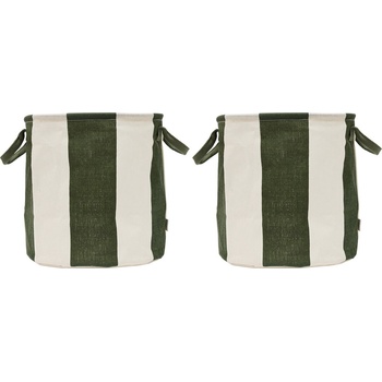 OYOY Kara M Кошници за съхранение, зелено-бежови, 2 бр (L301461)