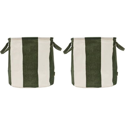 OYOY Kara M Кошници за съхранение, зелено-бежови, 2 бр (L301461)