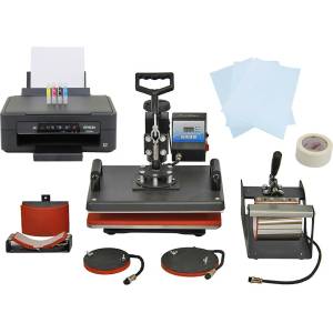 Monster Термопреса и принтер Epson 5 в 1, 1, 25kW, 29кг, LED, черен (27268)