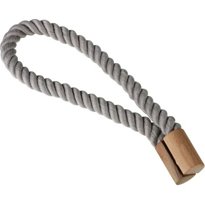 Magnetická spona na závesy sivá