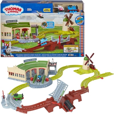 Hrací set Mašinka Tomáš Exploring Tidmouth Sheds – Zboží Dáma