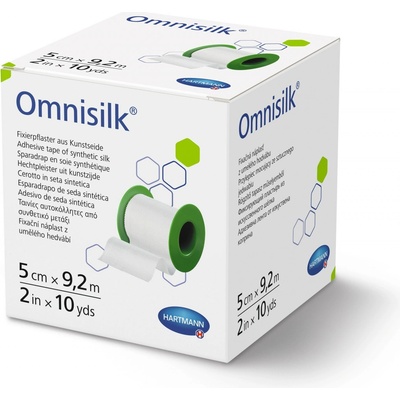 Omnisilk hypoalergenní náplast z hedvábí 5 cm x 9,2 m 1 ks