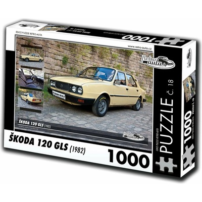 Retro-auta č. 18 Škoda 120 GLS 1982 1000 dielov