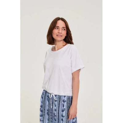 Moodo Тениска с връзване бяла Moodo Moodo | Byal | ЖЕНИ | XS