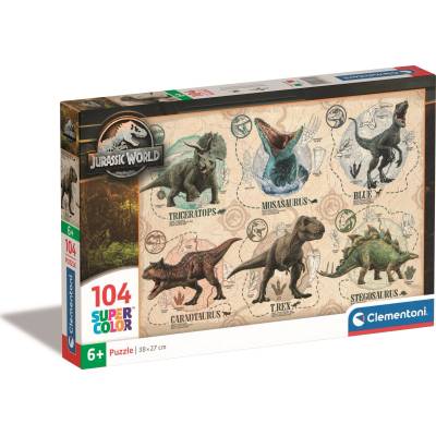 Clementoni Пъзел, Clementoni, Многоцветен, Jurassic World 1, 104 части (27179 CLEMENTONI)